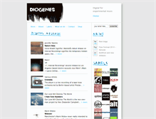 Tablet Screenshot of diogenesmusic.com